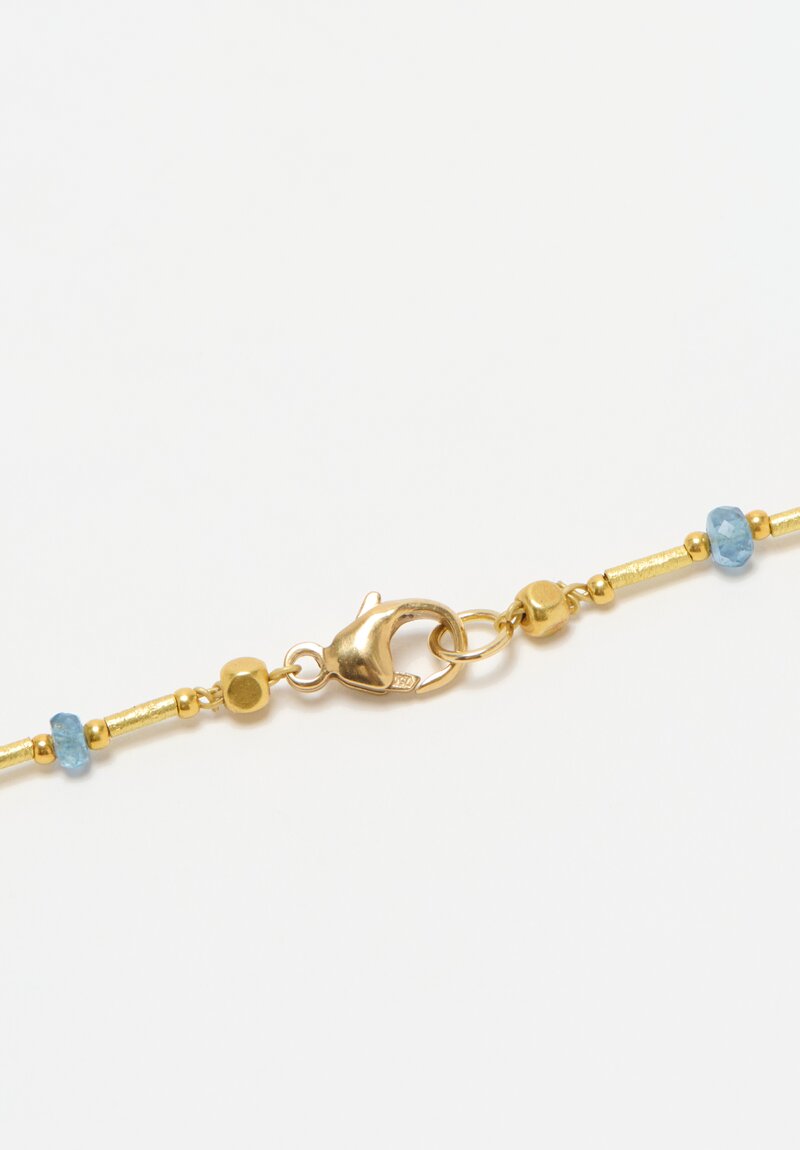 Greig Porter 18k, Aquamarine Necklace	