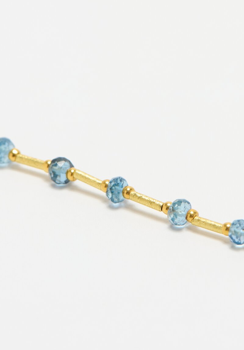 Greig Porter 18k, Aquamarine Necklace	