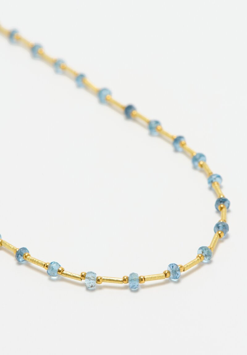 Greig Porter 18k, Aquamarine Necklace	