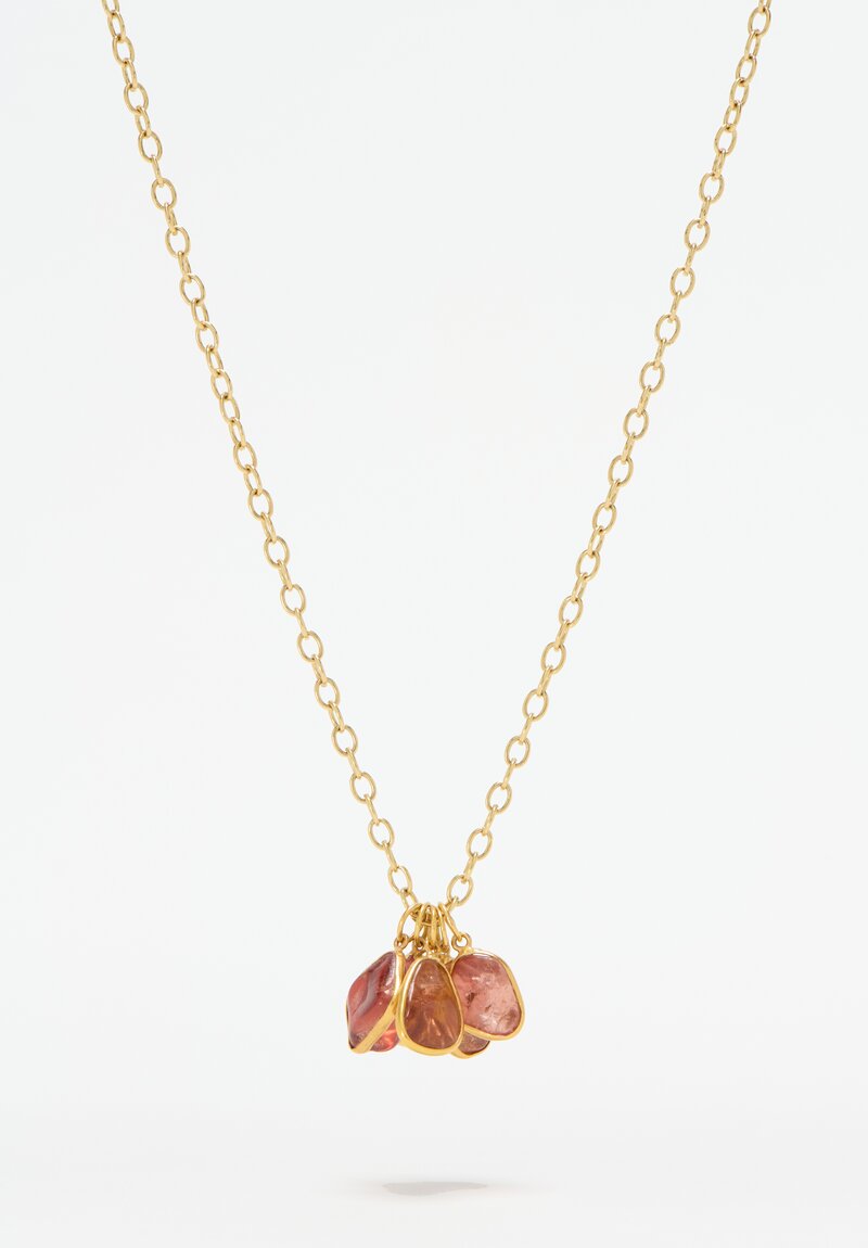 Greig Porter 18k, Tourmaline Cluster Necklace	