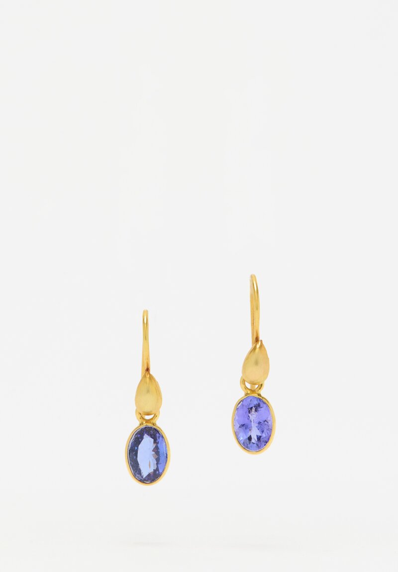 Greig Porter 18k, Kyanite Earrings	