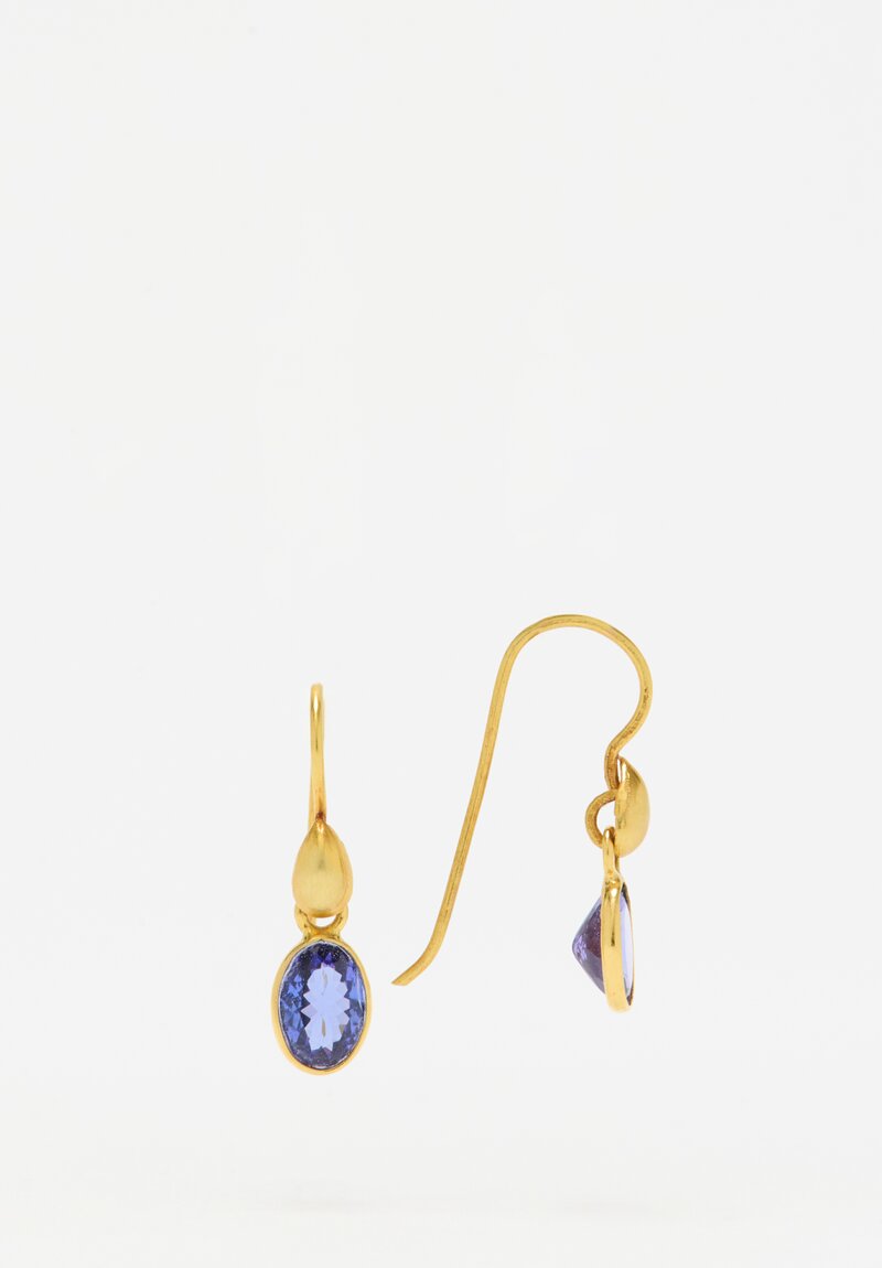 Greig Porter 18k, Kyanite Earrings	