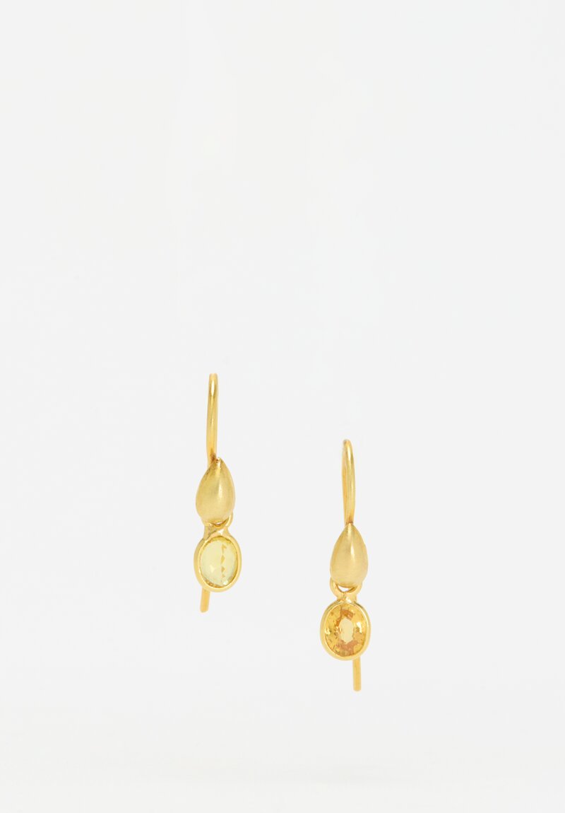 Greig Porter 18k, Tourmaline Earrings	