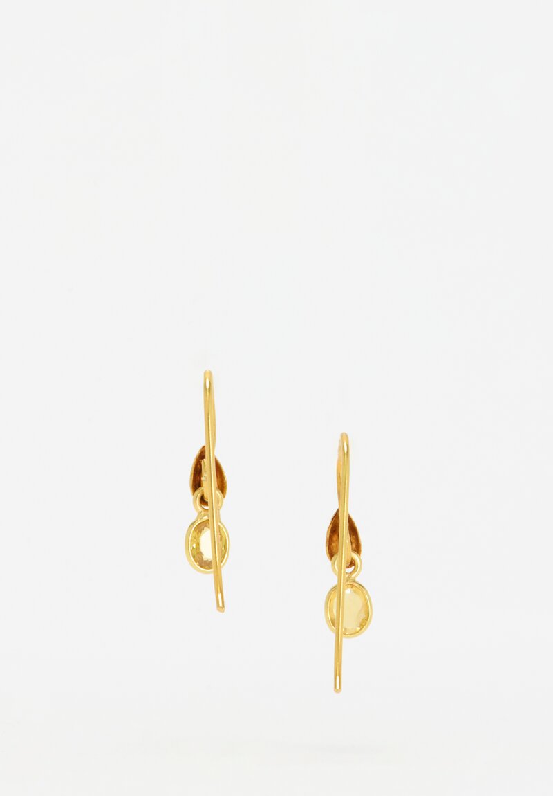 Greig Porter 18k, Tourmaline Earrings	