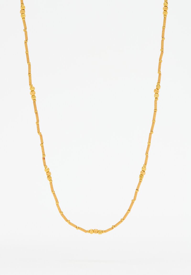 Greig Porter 18k Gold Bead Necklace	