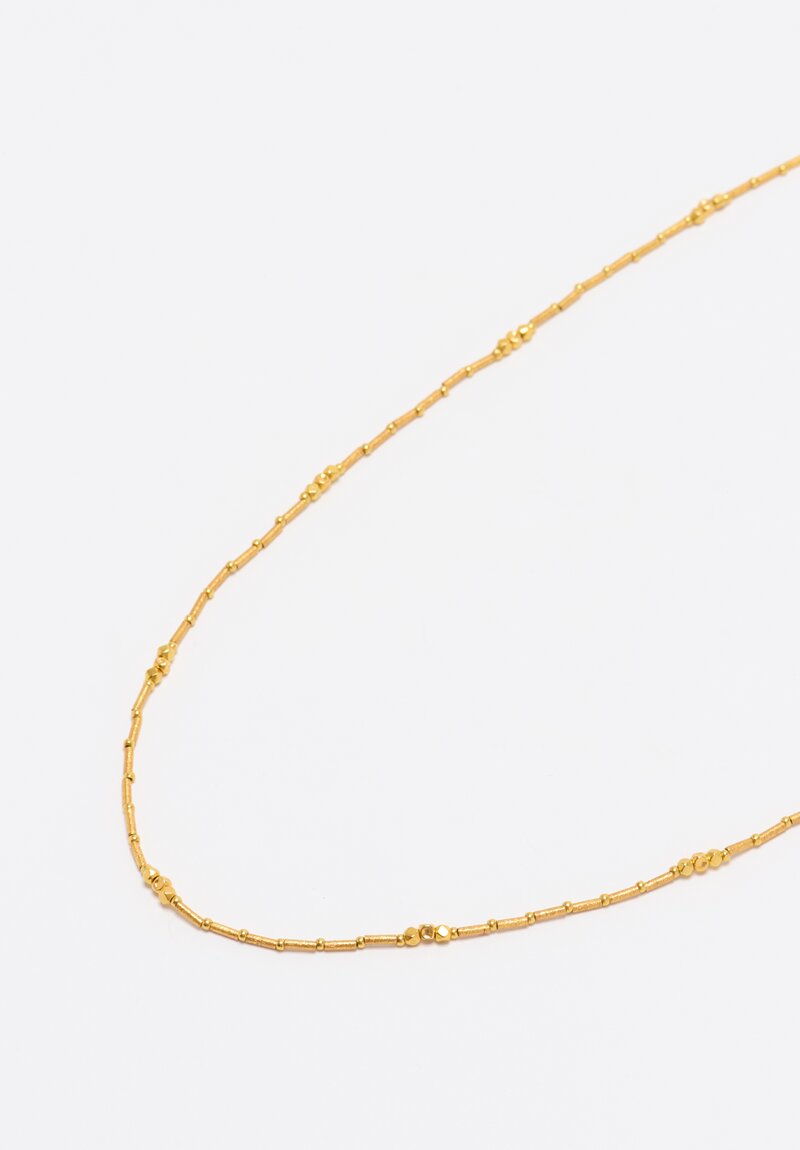 Greig Porter 18k Gold Bead Necklace	