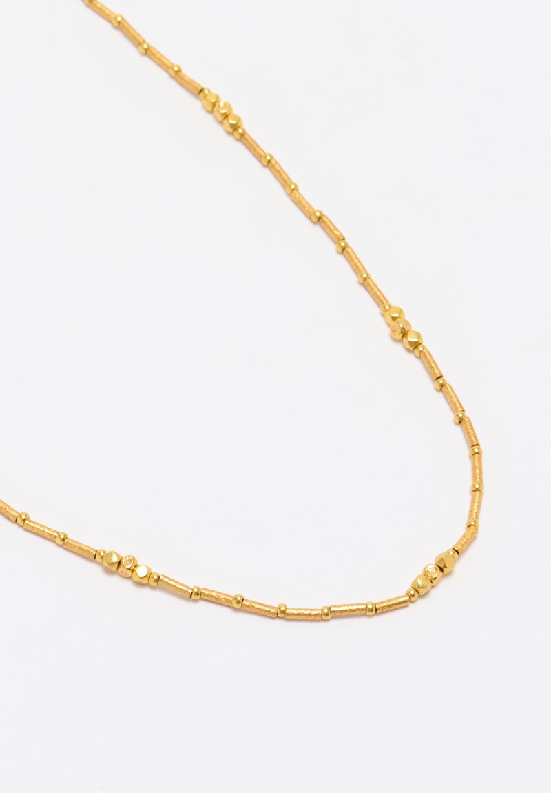 Greig Porter 18k Gold Bead Necklace	