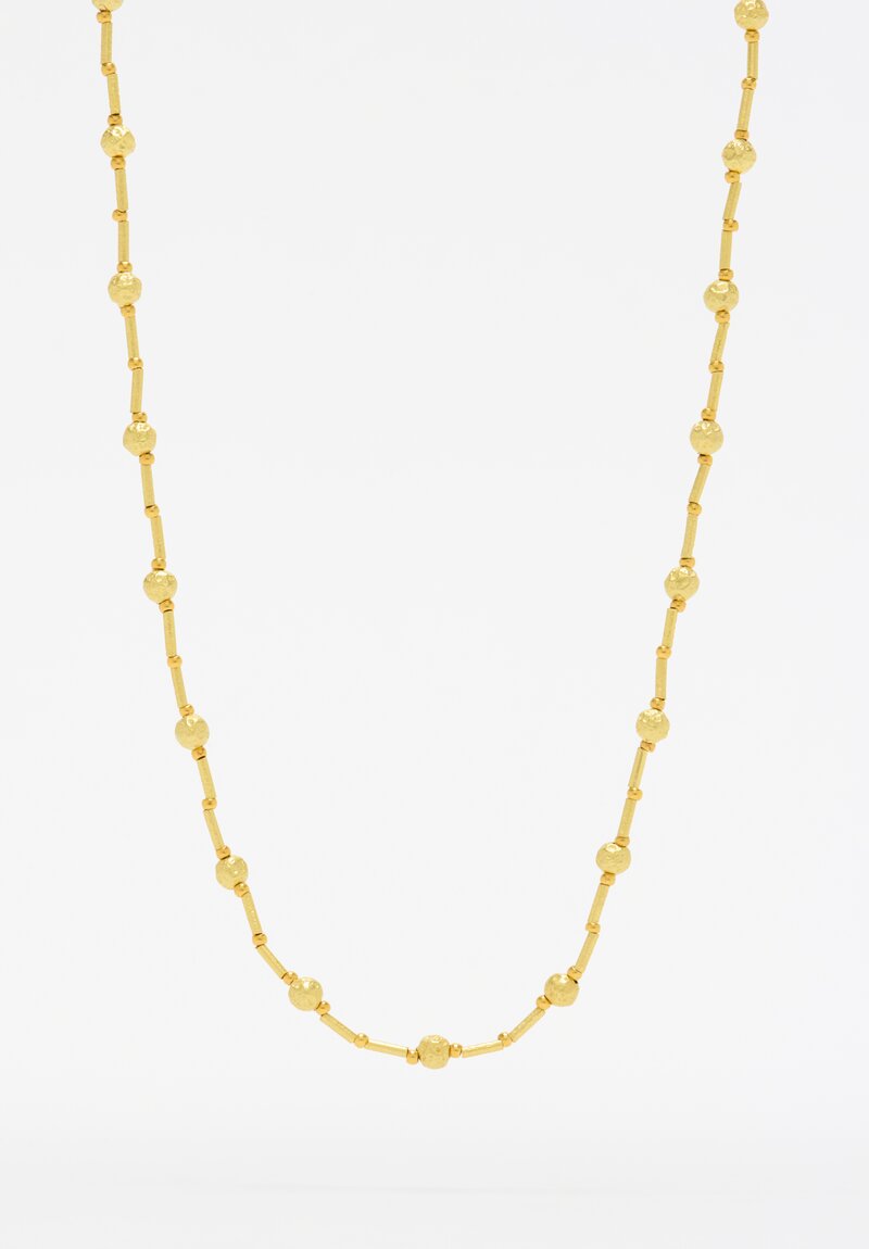 Greig Porter 18k Gold Bead Necklace	