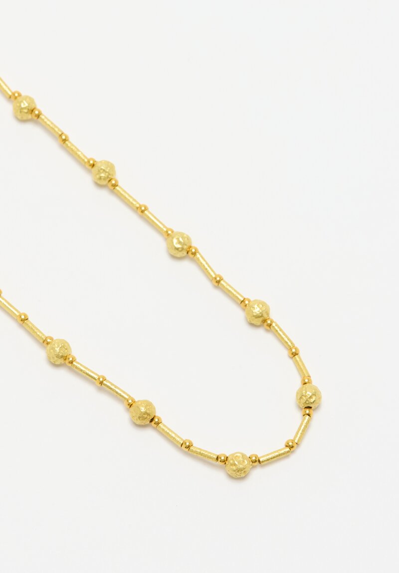 Greig Porter 18k Gold Bead Necklace	