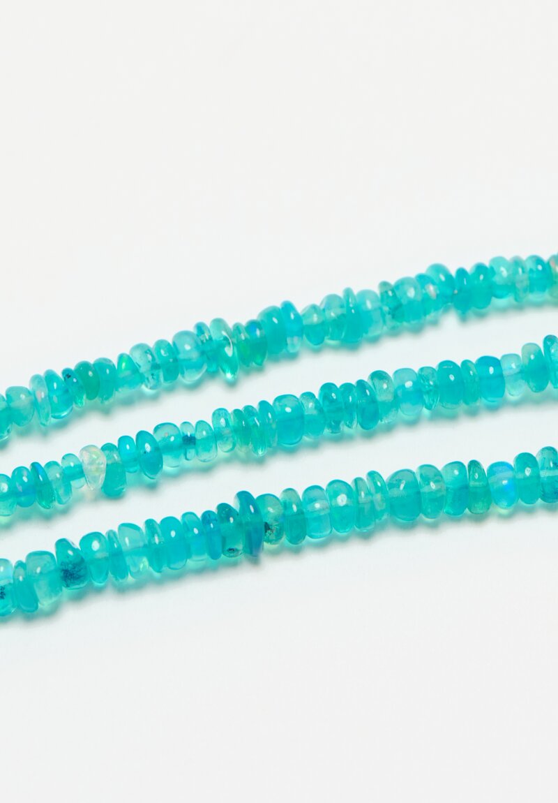 Greig Porter 18k, Apatite 3 Stand Necklace	