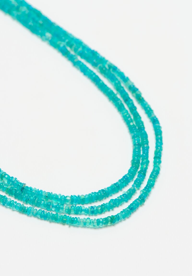 Greig Porter 18k, Apatite 3 Stand Necklace	