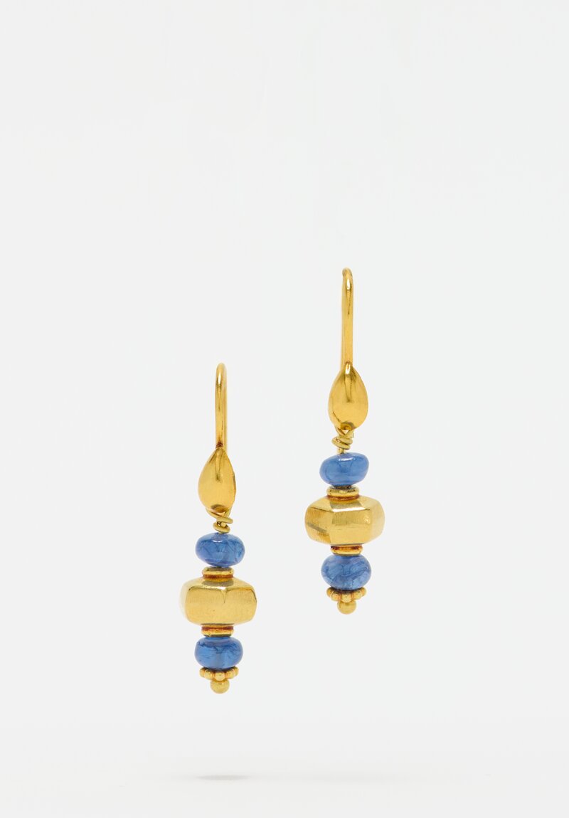 Greig Porter 18K, Blue Sapphire Earrings	