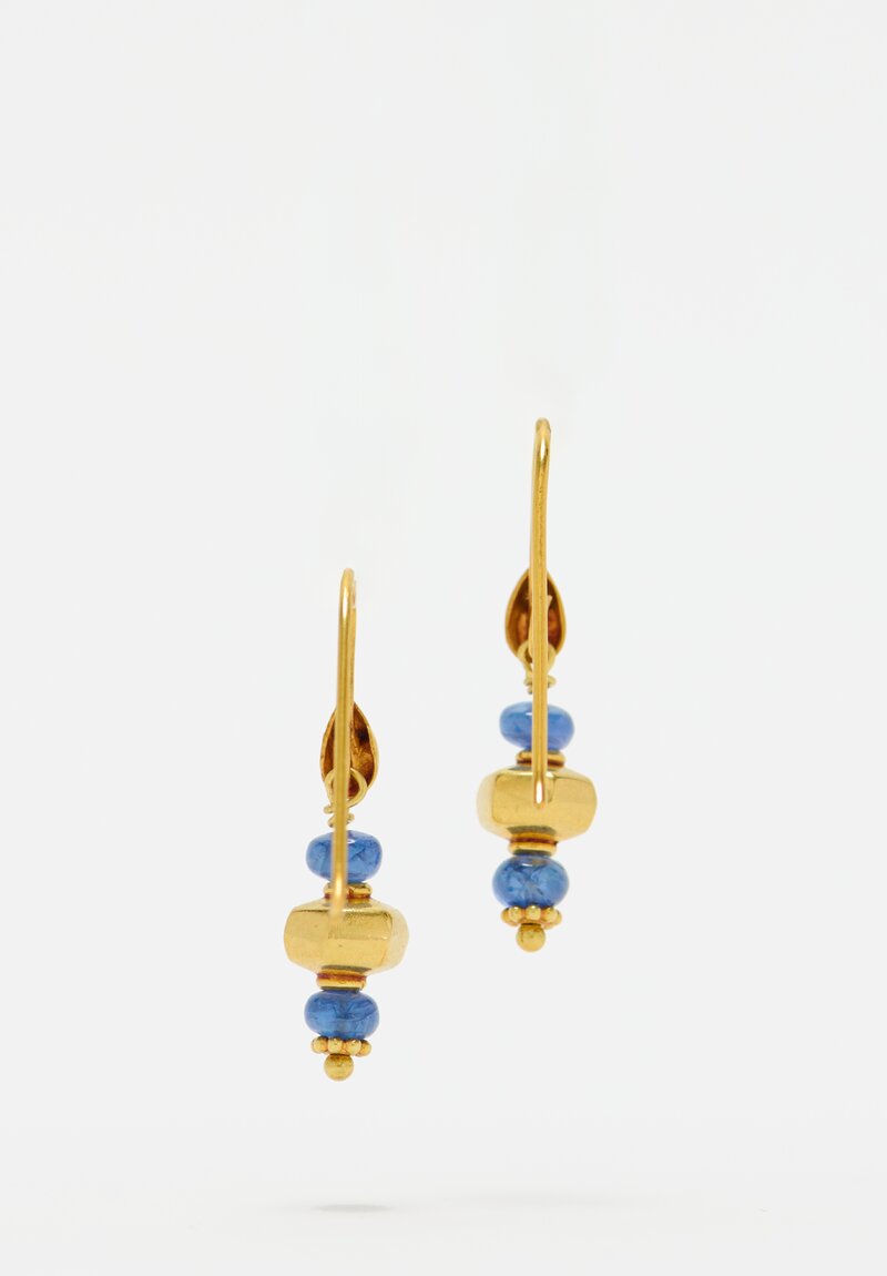 Greig Porter 18K, Blue Sapphire Earrings	