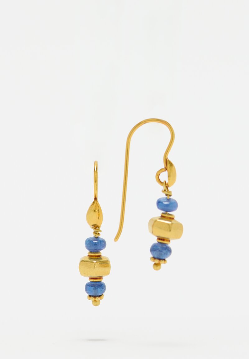 Greig Porter 18K, Blue Sapphire Earrings	