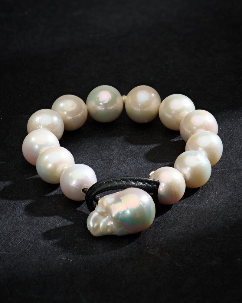 Monies Freshwater & Baroque Pearl Bracelet	