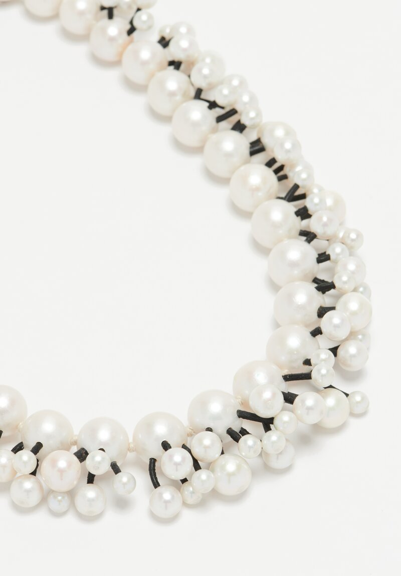 Monies Freshwater & Baroque Pearl Cluster Necklace