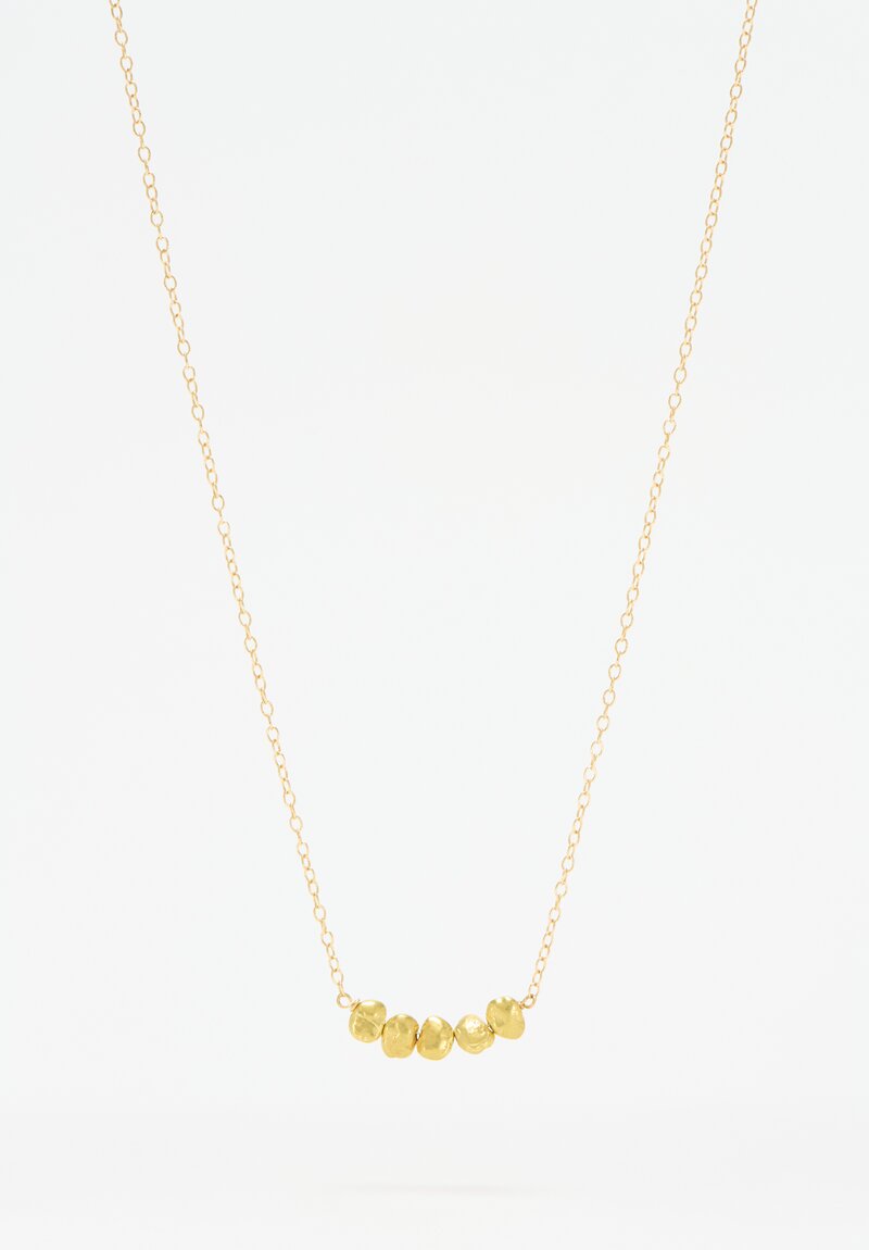 Greig Porter 18K, 5 Nugget Necklace