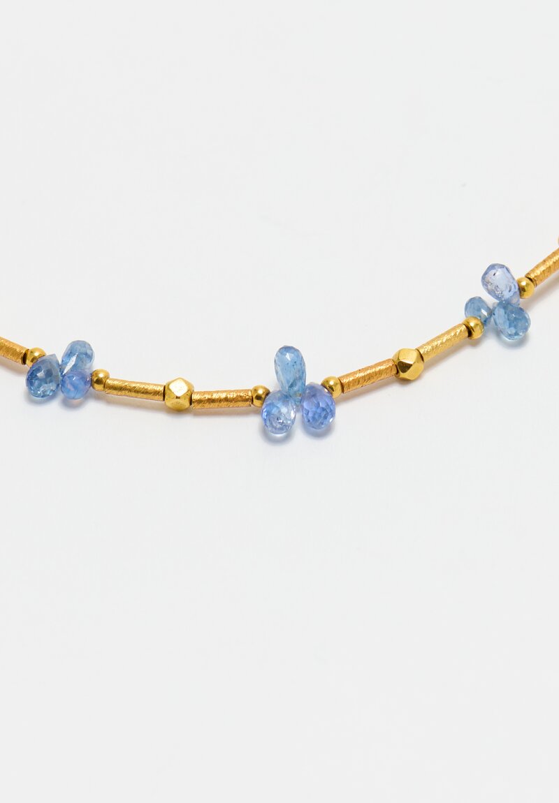 Greig Porter 18K, Aquamarine Bead Necklace	