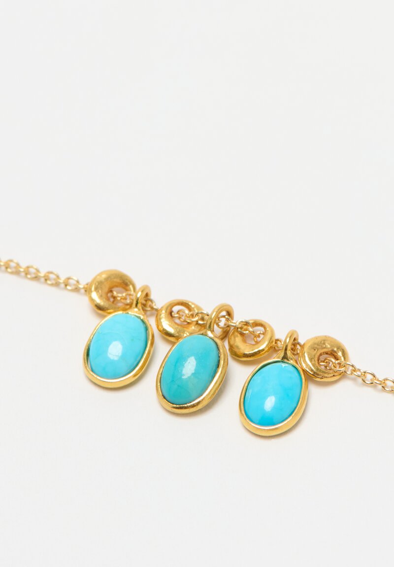 Greig Porter 18K, Turquoise Necklace	