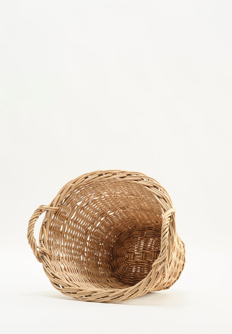 Antique French Handwoven Basket Natural II	