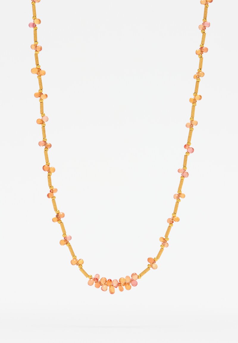 Greig Porter 18K Gold & Sapphire Droplets Necklace	