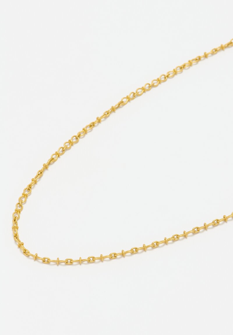Denise Betesh 22K, Handmade Infinity Chain Necklace	