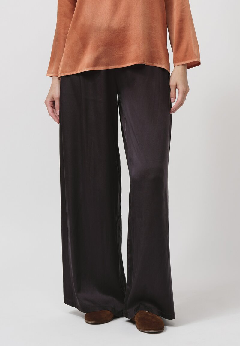 Avan Toi Silk Palazzo Pants in Black	