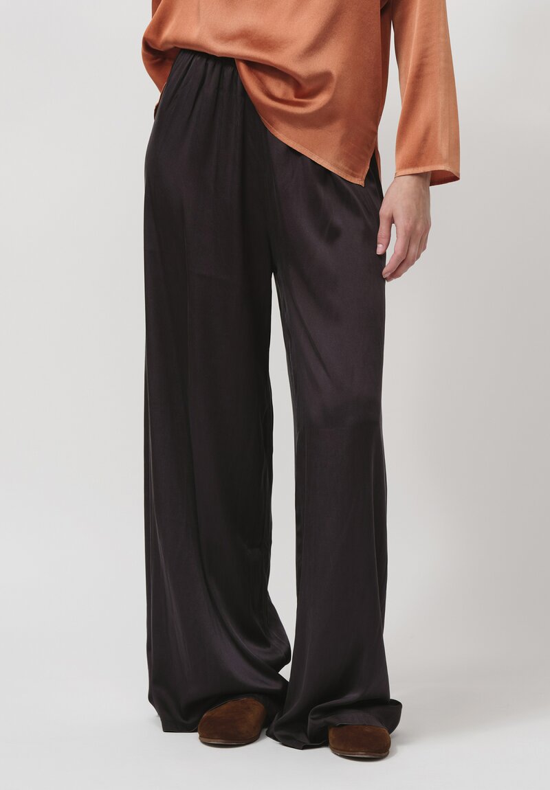 Avan Toi Silk Palazzo Pants in Black	