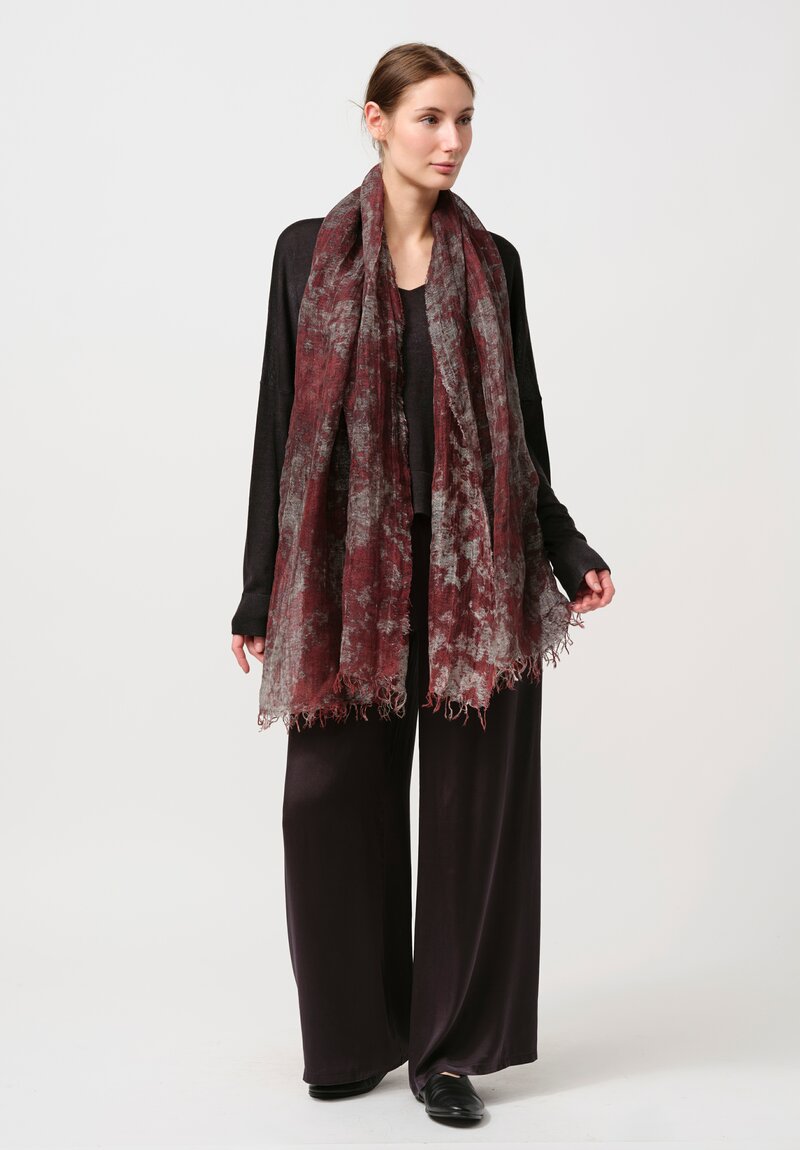 Avant Toi Silk Palazzo Pants in Black	