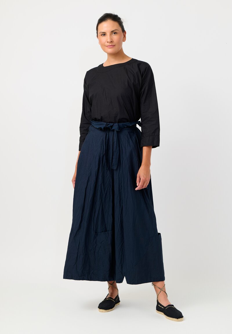 Daniela Gregis Washed Cotton Tana Wrap Skirt