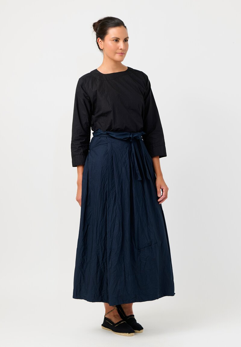 Daniela Gregis Washed Cotton Tana Wrap Skirt