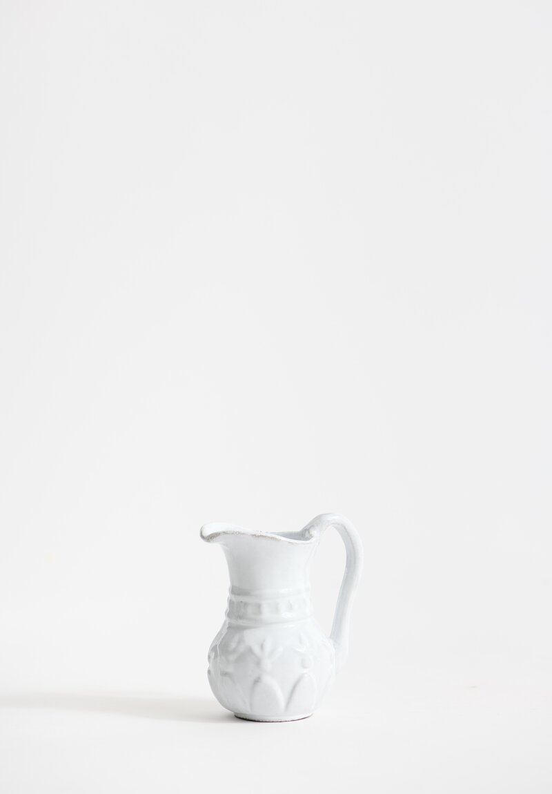 Astier De Villate Aphrodite Pitcher in White	