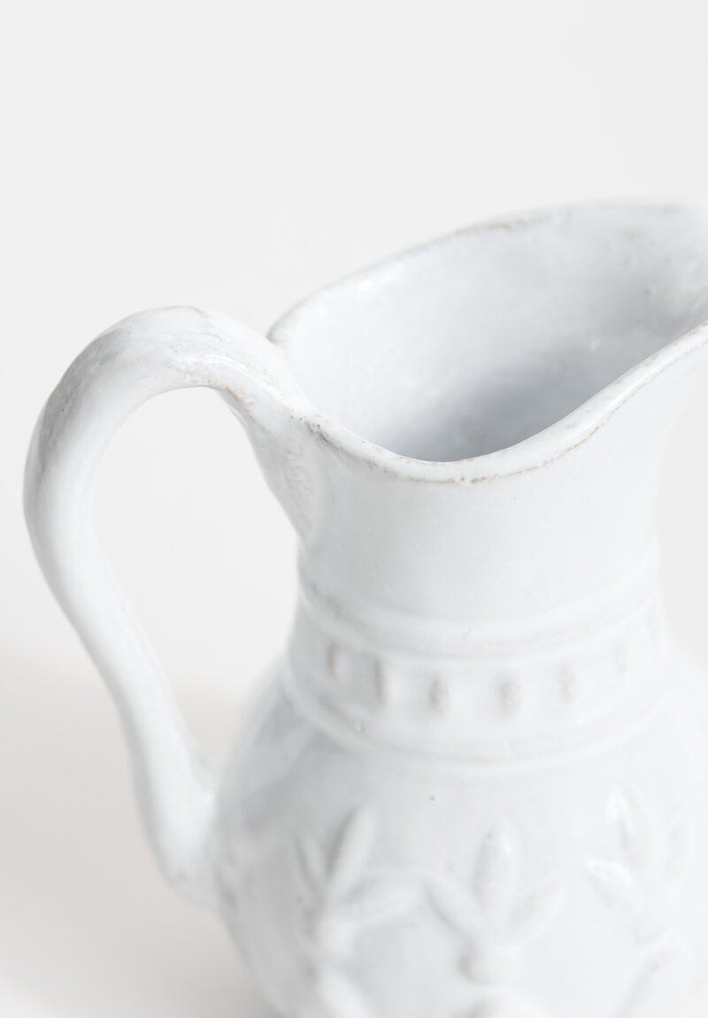 Astier De Villate Aphrodite Pitcher in White	