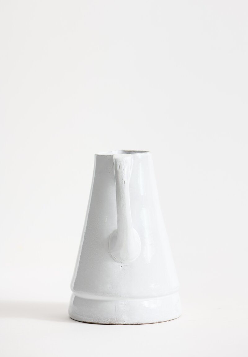 Astier De Villate Small Simple Pitcher in White	