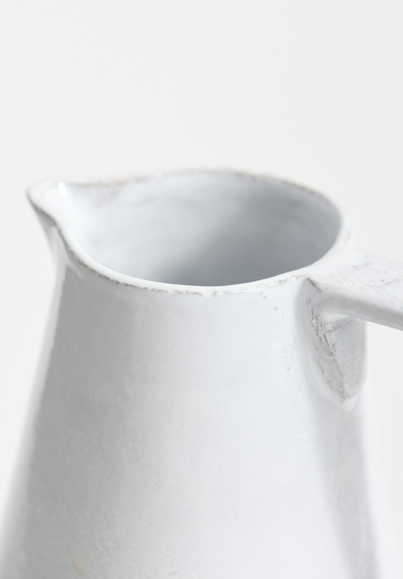 Astier De Villate Small Simple Pitcher in White	