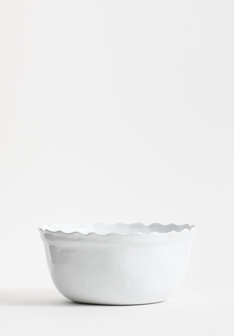 Astier De Villate Large Emilie Salad Bowl in White	