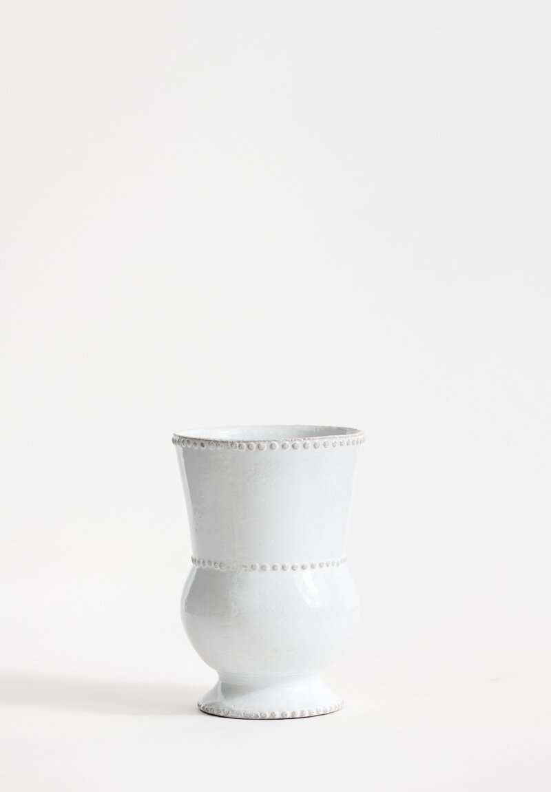 Astier De Villate Small Sobre Vase in White	