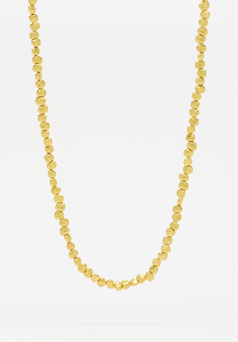 Greig Porter 18K Gold Nugget Necklace	