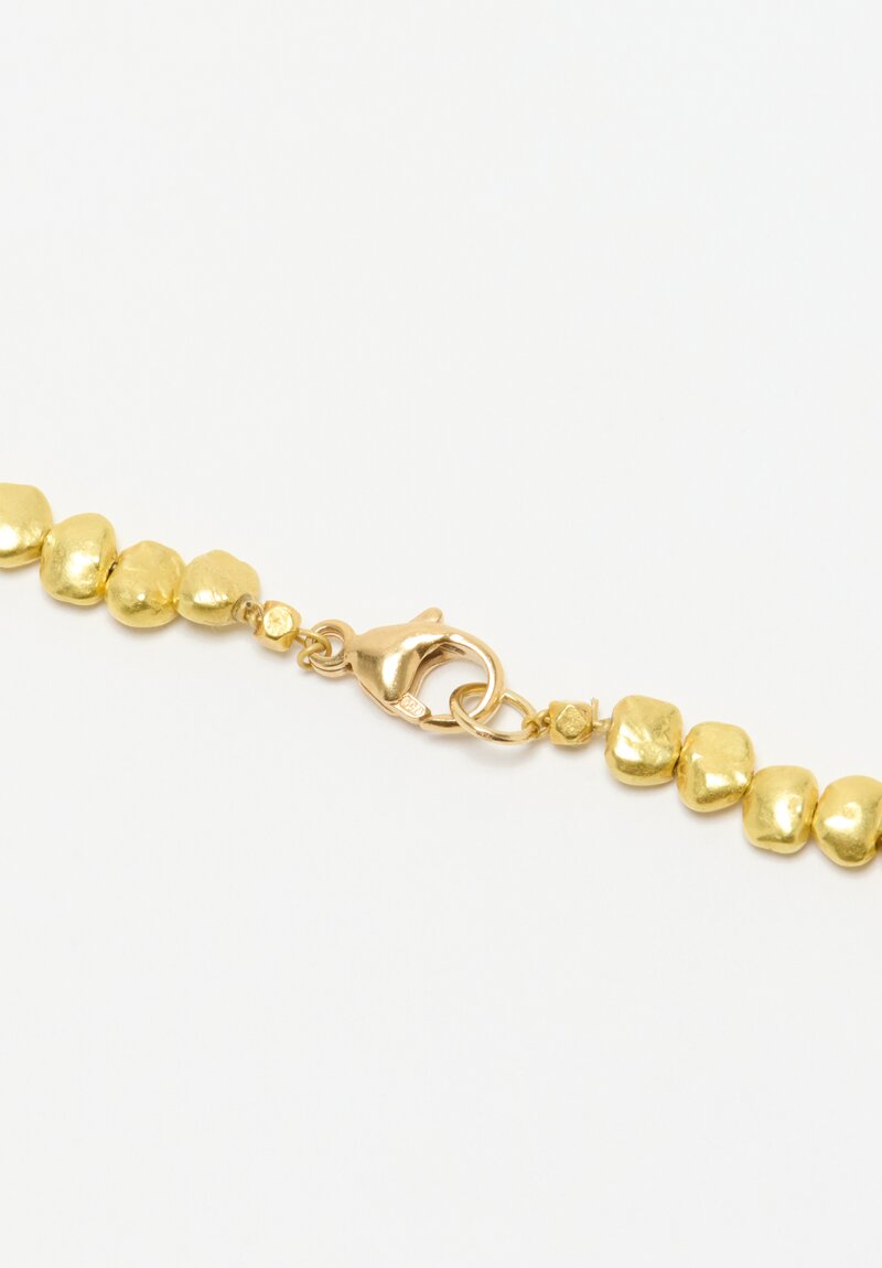 Greig Porter 18K Gold Nugget Necklace	