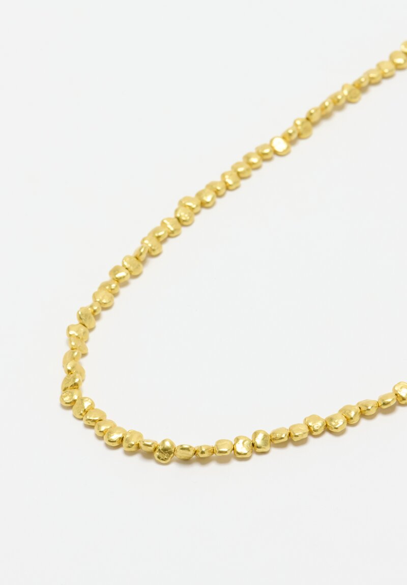 Greig Porter 18K Gold Nugget Necklace	