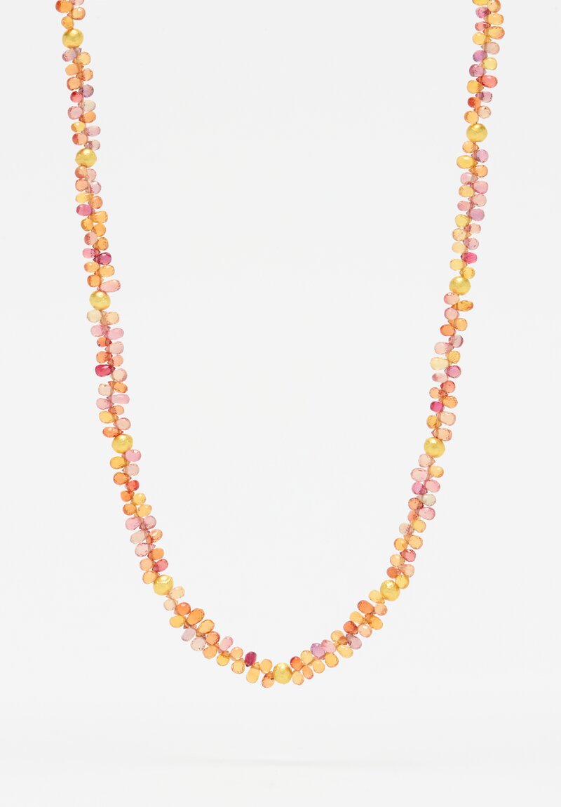 Greig Porter 18K, Pink Sapphire Necklace	