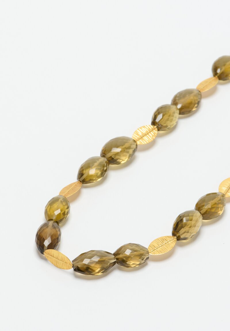 Greig Porter 18K, Smoky Quartz Necklace	