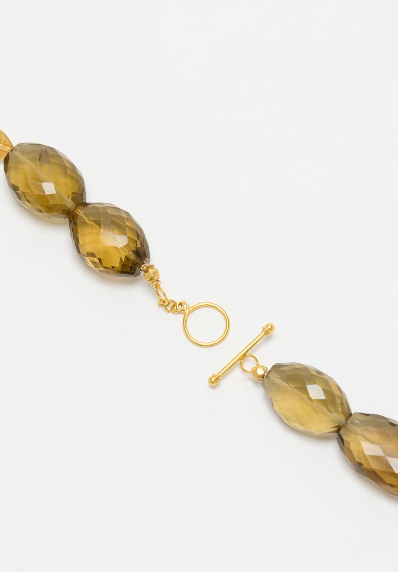 Greig Porter 18K, Smoky Quartz Necklace	