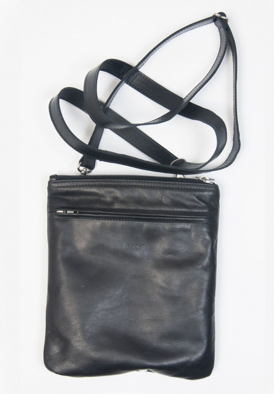 M0851 Essential Flat Back Bag in Black