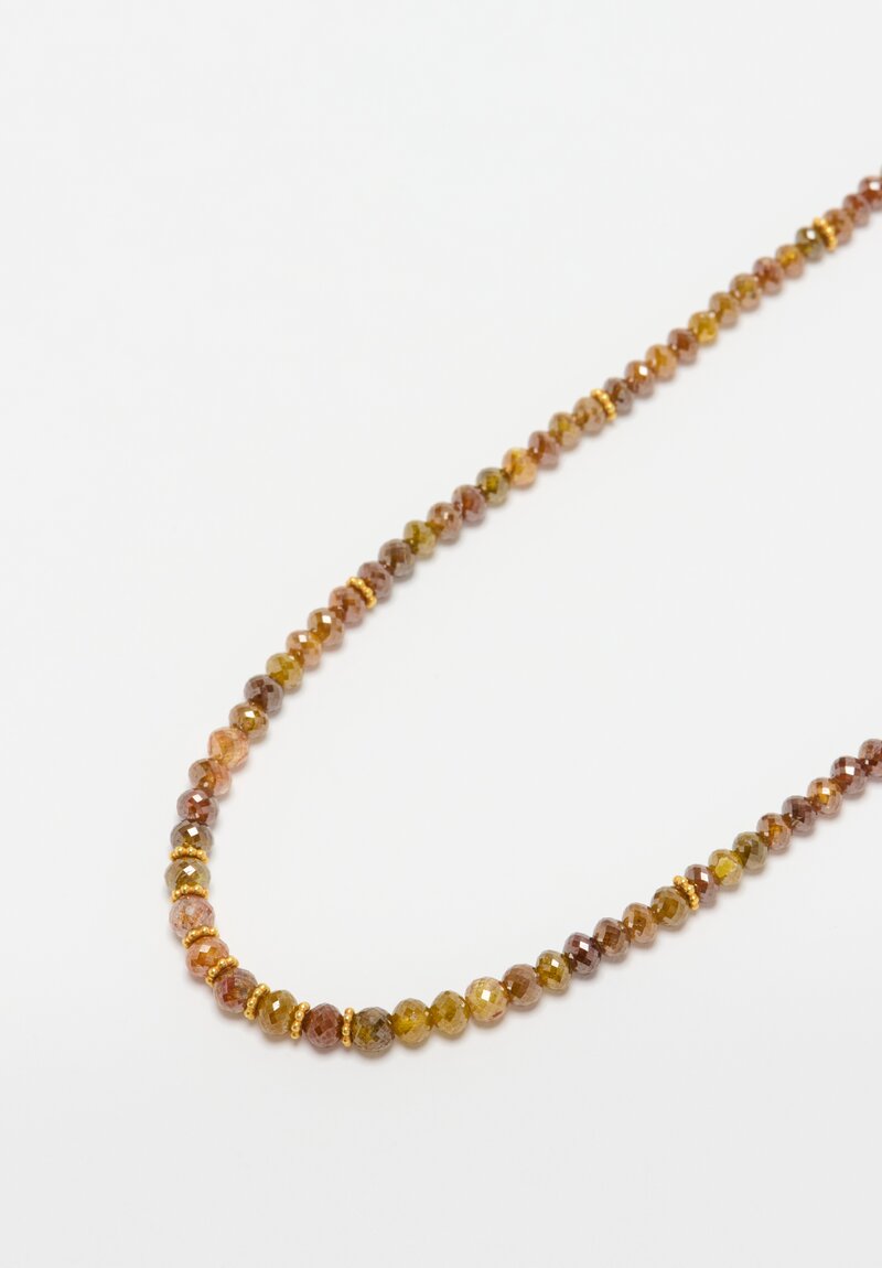 Greig Porter 18K, Brown Diamond Necklace	