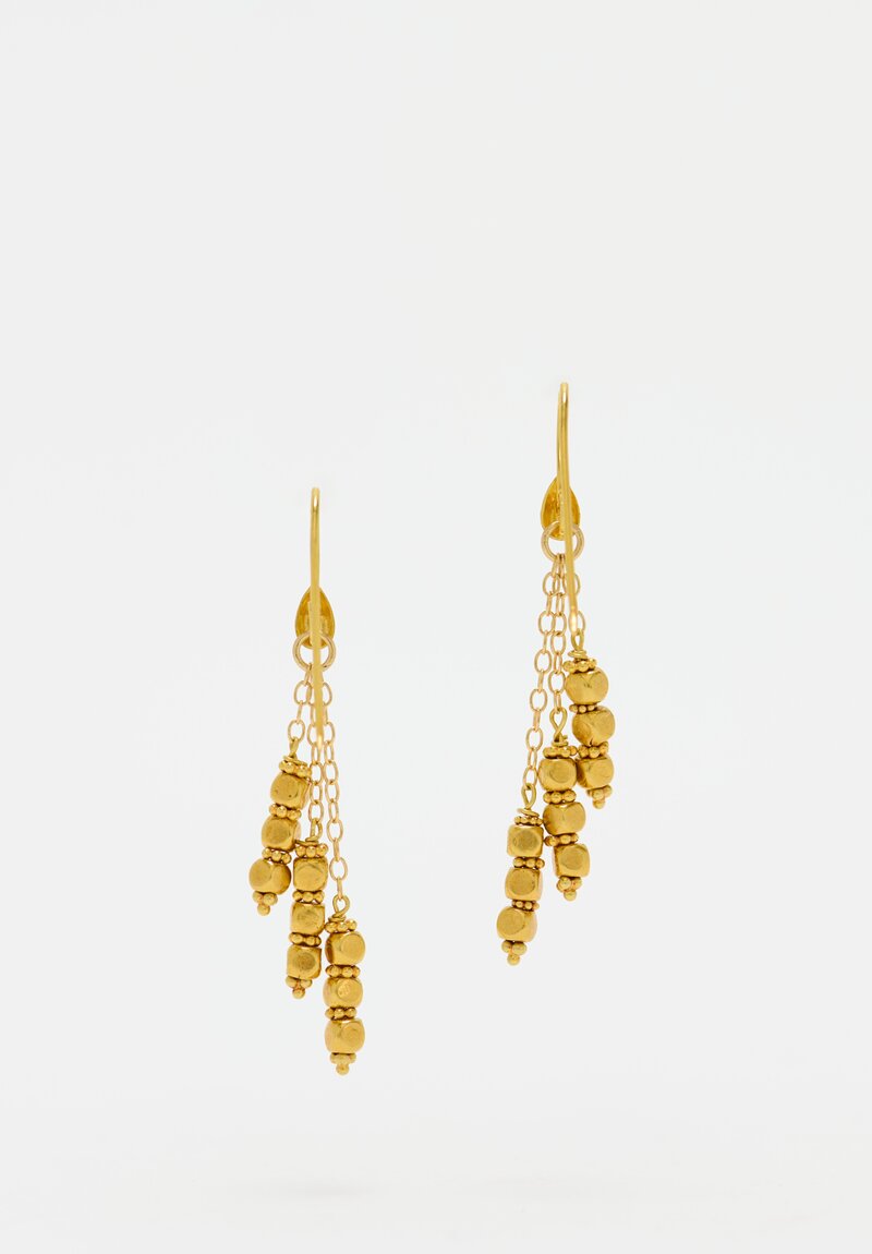 Greig Porter 18K Gold Tassel Earrings