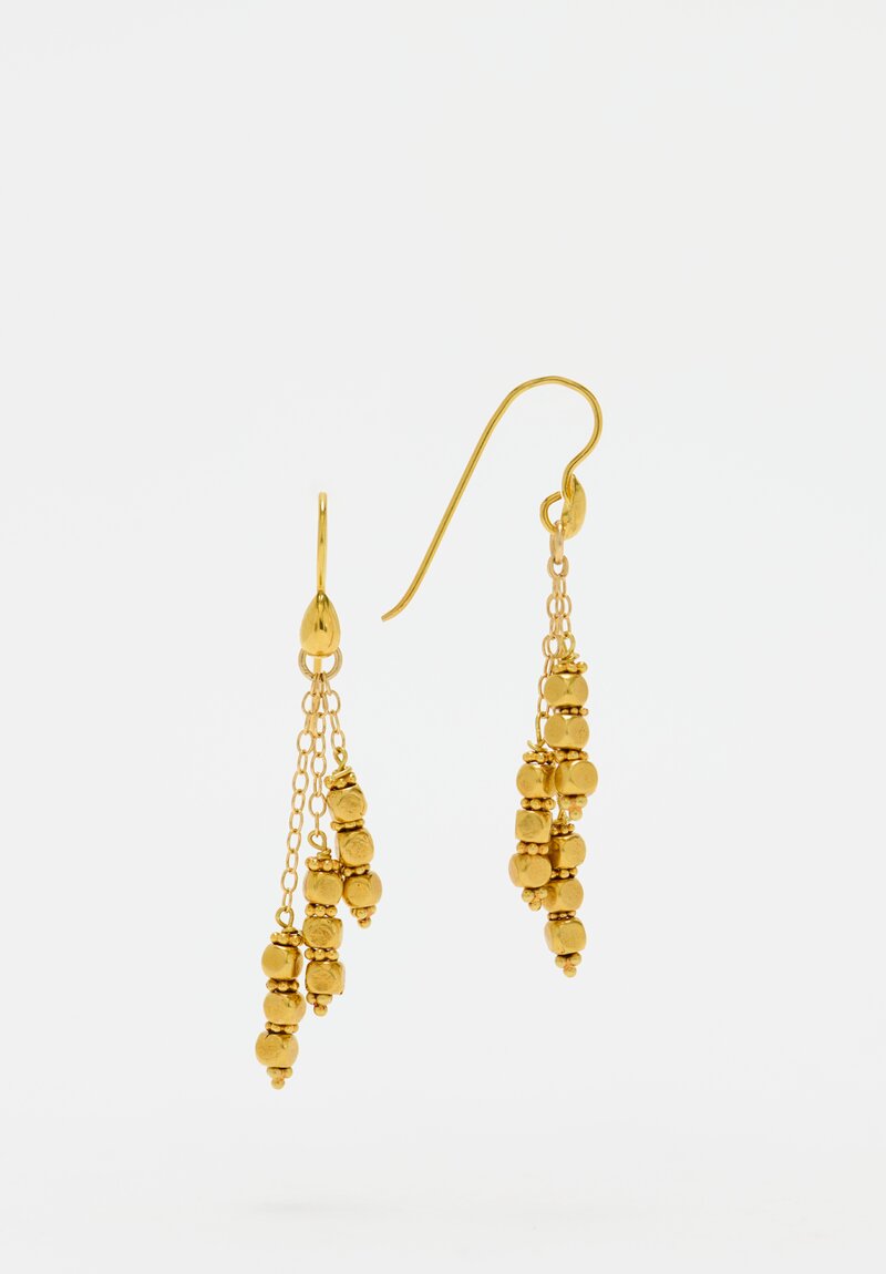 Greig Porter 18K Gold Tassel Earrings