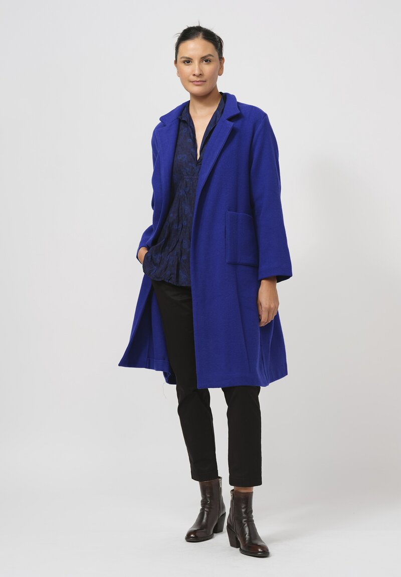 Daniela Gregis Punto Coat in Electric Blue	