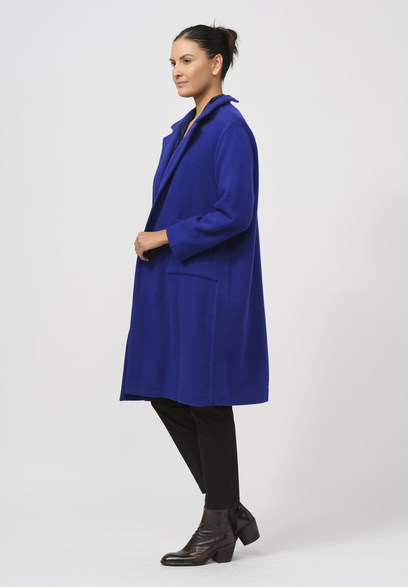 Daniela Gregis Punto Coat in Electric Blue	