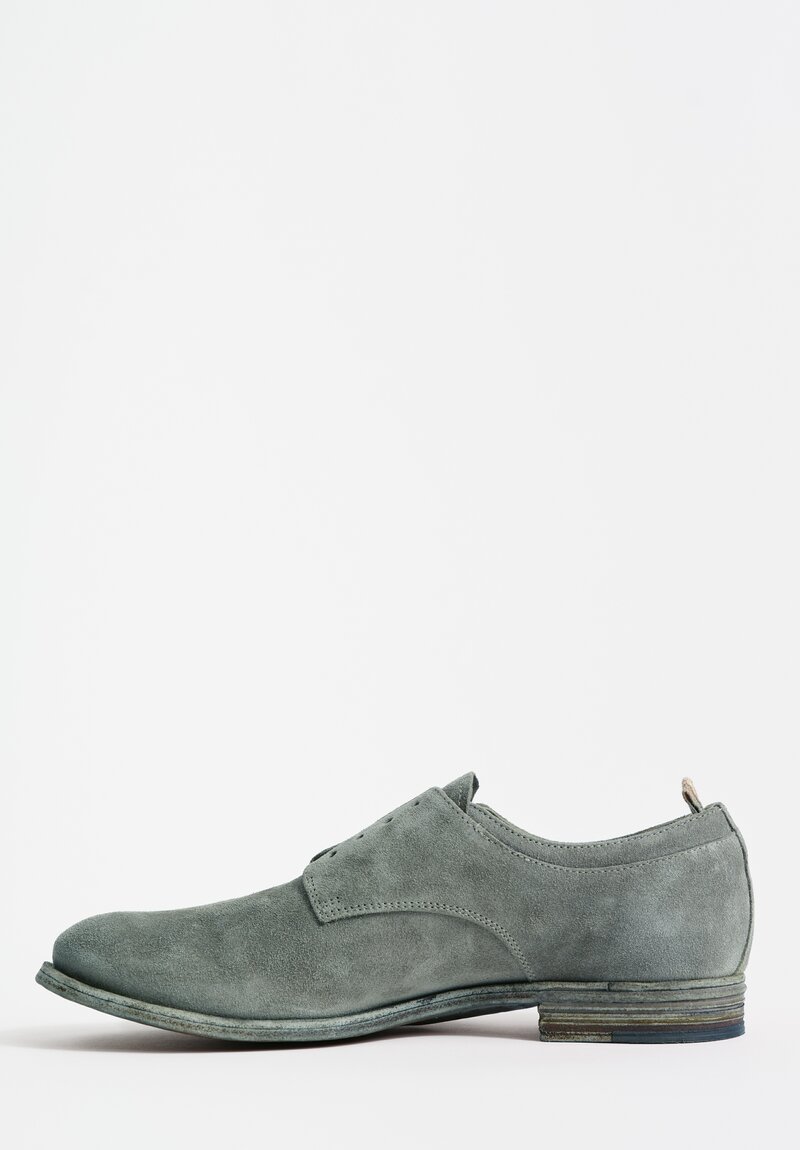 Officine Creative Lexikon Oliver Oxford Shoes in Smoke Green	